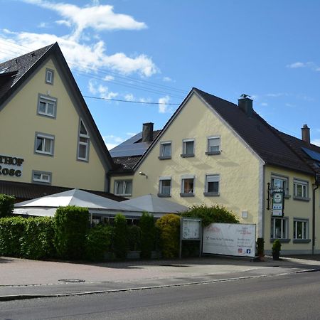 Hotel-Gasthof Zur Rose Weißenhorn Exteriér fotografie