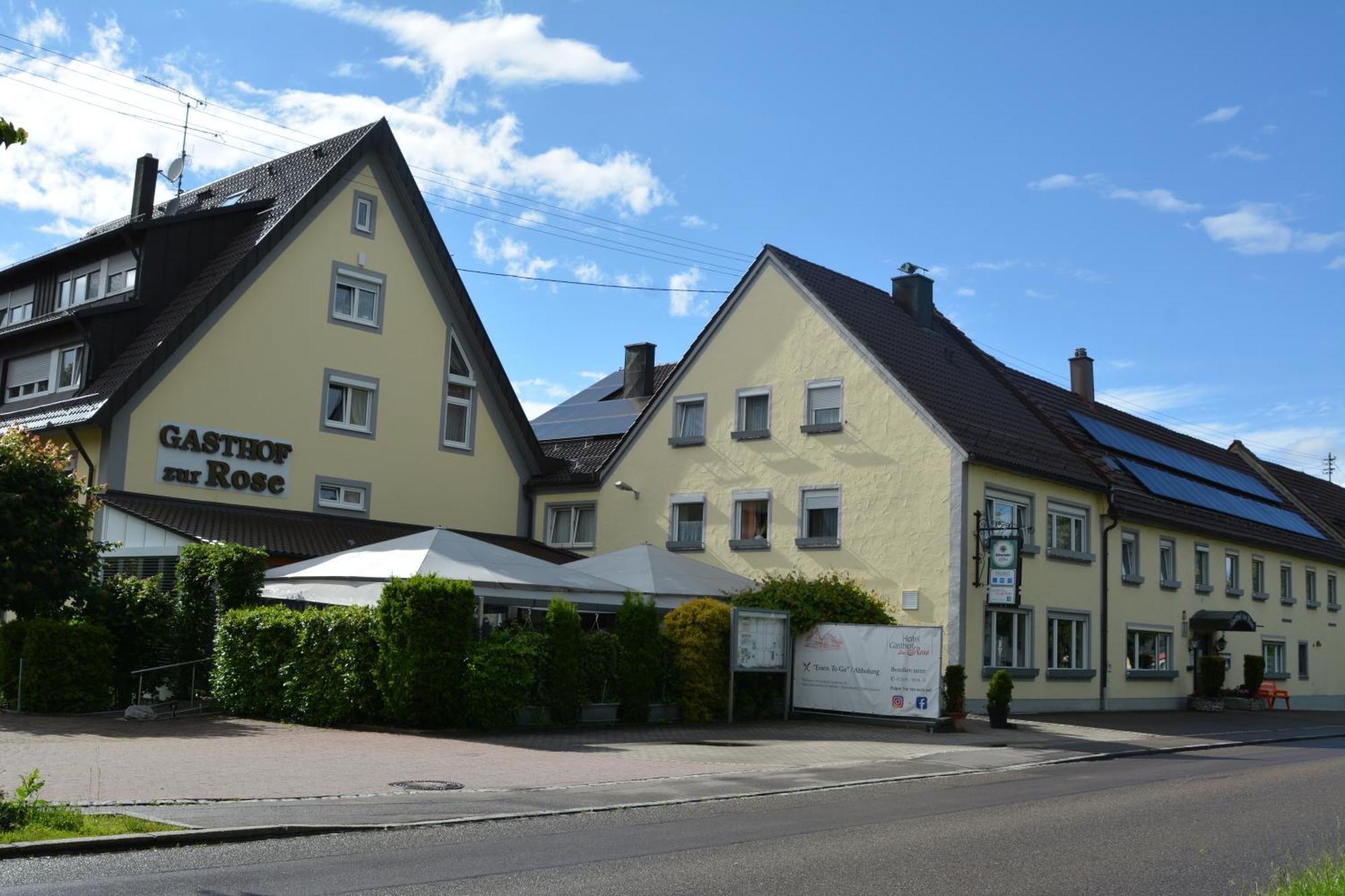 Hotel-Gasthof Zur Rose Weißenhorn Exteriér fotografie